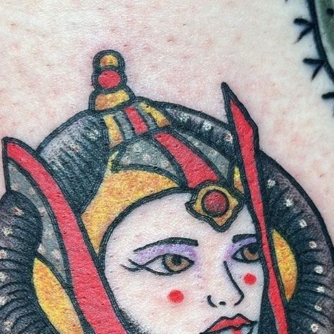 Padme Amidala Tattoo, Amidala Tattoo, Padme Tattoo, Princess Padme, Star Wars Tattoo, May The 4th Be With You, May The 4th, Baby Mama, Darth Vader