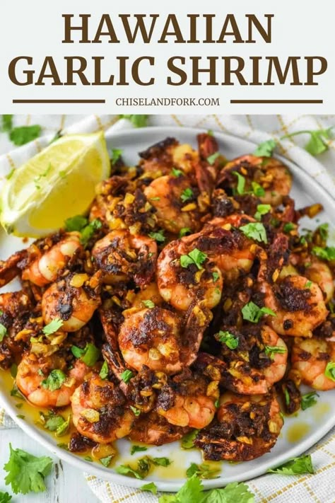 Walnut Shrimp Recipe, Shrimp Piccata, Hawaiian Garlic Shrimp, Crispy Fried Shrimp, Piccata Recipe, Walnut Shrimp, Hawaiian Dishes, Hawaiian Recipes, Honey Walnut Shrimp