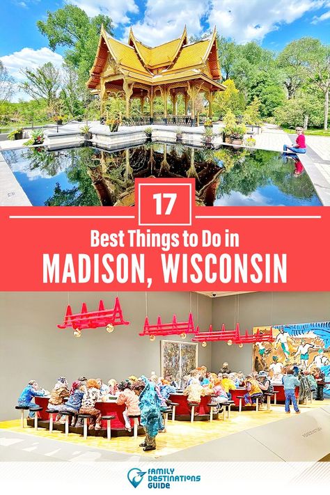 Wisconsin Travel, Usa Travel Guide, Madison Wisconsin, Madison Wi, United States Travel, America Travel, Travel Usa, Fun Activities, Family Travel