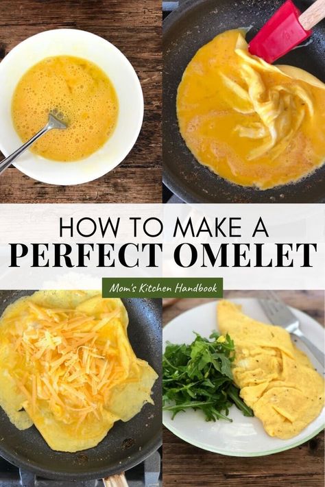 How To Make A Good Omelet, Fried Eggplant Recipes, Easy Omelet, Best Omelette, Perfect Omelette, Omlet Recipes, Omelette Recipe Easy, Cheese Omelet, Diy Breakfast