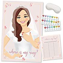 Check this out! Coed Bridal Shower Games, Shower Games Wedding, Rose Gold Bridal Shower, Bride Game, Shower Rings, Ring Game, Rose Gold Party, Cute Rose, Engagement Party Wedding