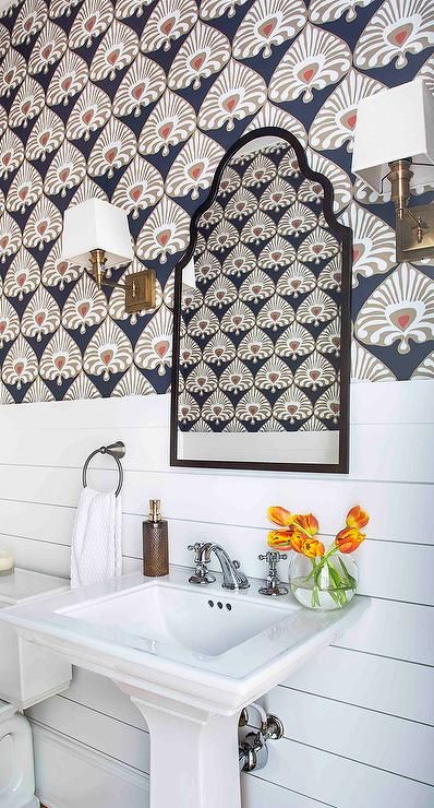 Bohemian style bathroom