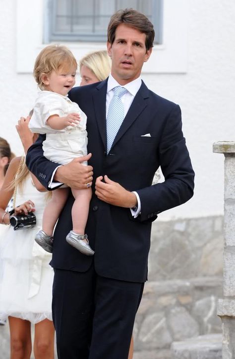 Aristides Stravos Prince of Greece with his father Prince Pavlos. Prince Pavlos Of Greece, Constantine Ii Of Greece, Prince Paul, Royal Family Of Greece, Greek Royalty, Greek Royal Family, Marie Chantal, European Royalty, Pirate Party