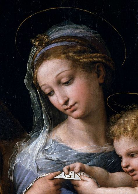 Raphael Madonna, Raphael Paintings, Raphael Sanzio, Istoria Artei, Piece Of Paper, Madonna And Child, Blessed Virgin Mary, Catholic Art, Caravaggio