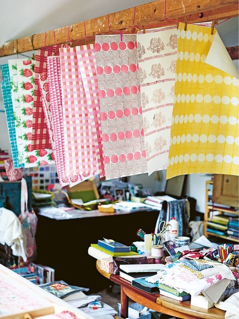 The home office and new design books, Podcast show notes S9 ep2 Print Textiles, Block Printed Textiles, Fabric Stamping, Textile Designer, Block Printing Fabric, Block Printing, On Design, Traditional Crafts, Kids Prints