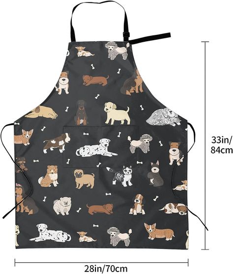 Waterproof Apron, Baking Painting, Dog Apron, Chef Aprons, Pets Cute, Dog Pets, An Apron, Cute Aprons, Aprons For Men