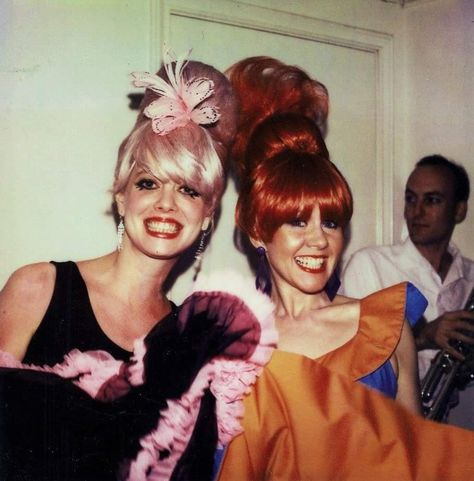 Cindy Wilson and Kate Pierson of the B-52's Kate Pierson, Cindy Wilson, Ricky Wilson, Kelly Lebrock, B 52s, Rock And Roll History, Vintage Everyday, Reach For The Stars, Cyndi Lauper