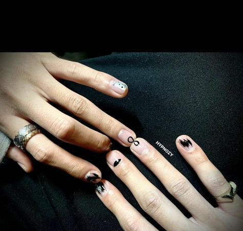 230612 Minghao Nails, The8 Nails, Seventeen Nails, Idol Nails, Kpop Nails, Kpop Seventeen, Bling Fashion, Edgy Nails, Nails Inspo