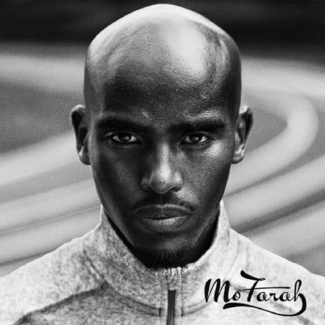 MO Bald People, Mo Farah, Sports Advertising, Sporting Legends, Track And Field Athlete, Sports Personality, Nike Air Pegasus, Sneaker Magazine, Best Portraits