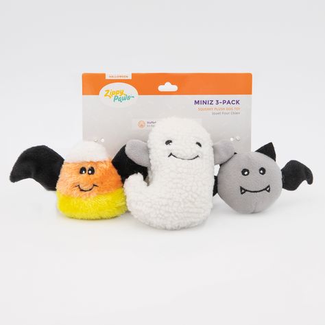 Toys For Small Dogs, Small Dog Toys, Dog Enrichment, Toy Packaging, Modern Dog, Theme Halloween, Plush Dog Toys, Dog Holiday, A Ghost