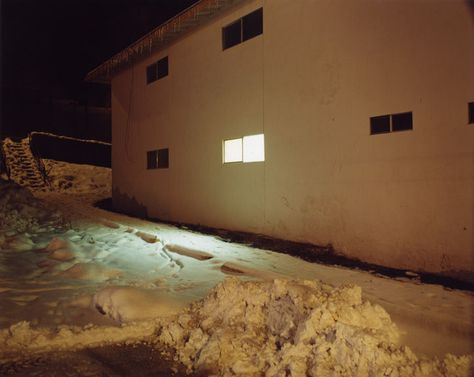 Homes at night, Apartments | Todd Hido Todd Hido Homes At Night, Todd Hido, Street Photo, Night Photography, Small Towns, Contemporary Artists, Night Light, Exterior, Photographer