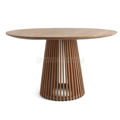 Rossella Style Solid Wood Coffee Table Solid Oak Table, Circular Dining Table, Beautiful Dining Rooms, Teak Dining Table, Solid Wood Coffee Table, Solid Wood Table, Traditional Furniture, Dining Table Design, Extendable Dining Table