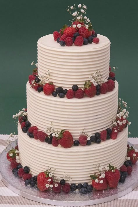 Wedding Cakes With Fruit, Wedding Cake Strawberry, Wedding Cake With Strawberries, Wedding Cake With Fruit, Wedding Cake Fruit, Strawberry Wedding Cake, Strawberry Wedding Cakes, Red Velvet Wedding Cake, Fruit Wedding Cake