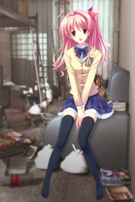 Chaos;Head CG Wallpaper Chaos Head, 2000s Anime, Mysterious Girl, Reference Drawing, Body Reference Drawing, Girl Standing, Body Reference, Visual Novel, Anime Style