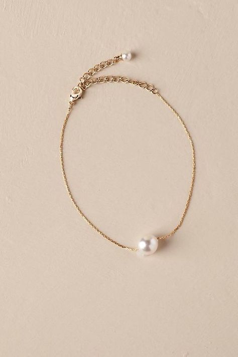 Pearl Bracelet Gold, Gold Armband, Gold Bracelet For Women, Necklace Design, Shiny Things, Girly Jewelry, Treasure Chest, Minimalist Necklace, Gold Bangles