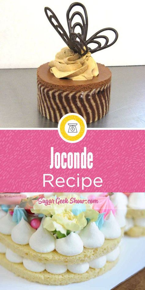 Joconde Cake Recipe (Alphabet Cake) | Sugar Geek Show Joconde Cake Recipe, Joconde Cake, Tart Cakes, Geek Recipes, Fancy Baking, British Baking Show Recipes, Decor Tips And Tricks, Great British Baking Show, Sugar Geek