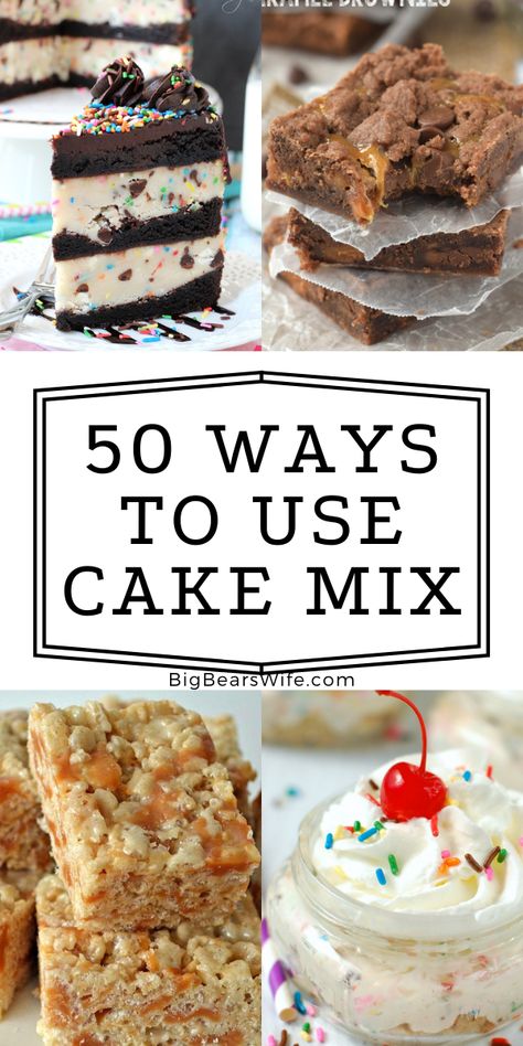 Hungry Girl Desserts, Recipes Using Cake Mix, Boxed Cake Mixes Recipes, Cake Mix Desserts, Hungry Girl Recipes, Cake Mix Cookie Recipes, Vanilla Cake Mixes, Ww Desserts, Box Cake Mix