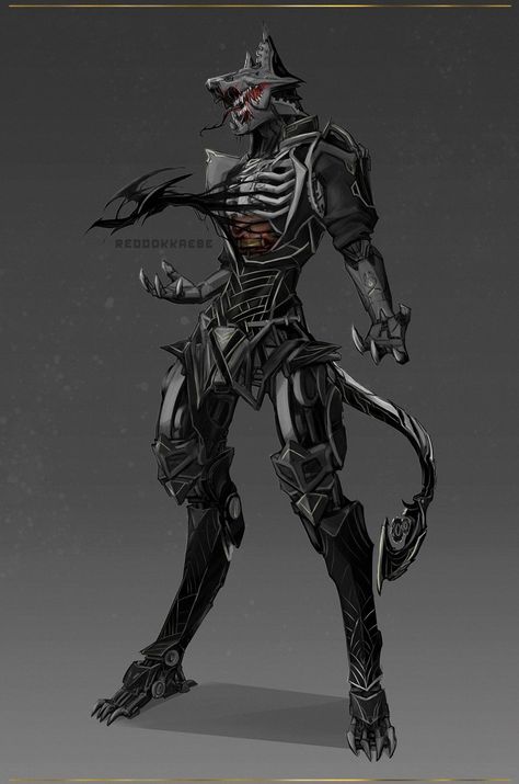 Robot Monster, Humanoid Robot, Fiction Idea, World Of Darkness, Suit Of Armor, Fantasy Monster, Robot Design, Robots Concept, Robot Concept Art