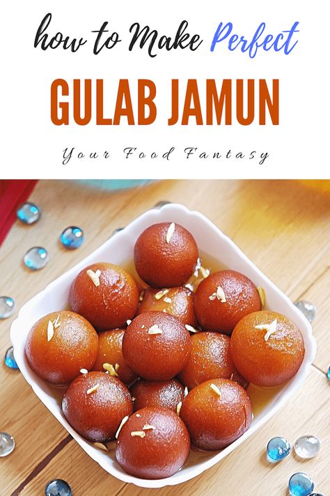 How to make best gulab jamuns at home, easy to follow step by step recipe of gulab jamun, indian sweet for diwali and holi Easy Gulab Jamun Recipe, Gulab Jamun Recipe, Jamun Recipe, Most Popular Desserts, How To Make Dough, Gulab Jamun, Food Fantasy, Popular Desserts, Indian Dessert Recipes