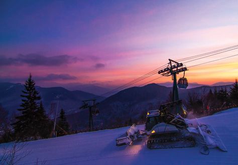 Loon Mountain, N.H.. Smooth, well serviced, and easy going skiing in New Hampshire. Loon Mountain, Ski Magazine, House Lifestyle, Out House, Best Ski Resorts, Mount Washington, Ski Resorts, French Alps, Lifestyle Inspiration