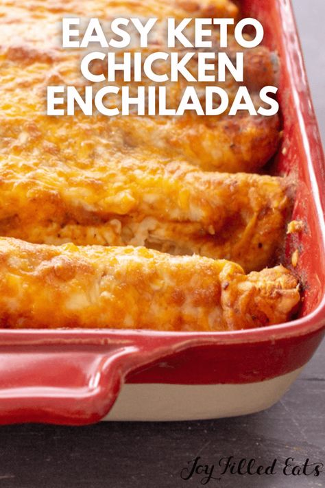 Thm Chicken Enchiladas, Chicken Enchiladas Keto Recipes, Easy Keto Enchiladas, Keto Enchiladas Chicken, Low Carb Enchiladas Chicken, Keto Chicken Tortilla, Enchiladas Low Carb, Enchiladas Keto, White Enchiladas