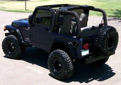 Navy Blue Navy Blue Jeep, Jeep Ika, Blue Jeep Wrangler, Two Door Jeep Wrangler, Cj Jeep, Badass Jeep, Tj Wrangler, Blue Jeep, Jeep Yj