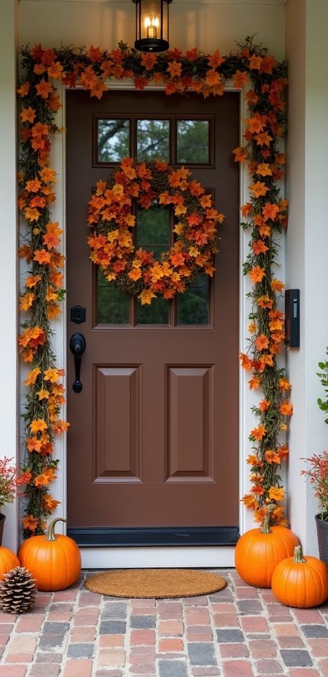 Transform your entryway this season! Discover 10 creative fall decor ideas for your front door that will welcome guests with cozy vibes and autumn charm. From DIY wreaths to charming pumpkins, elevate your curb appeal and embrace the beauty of fall!  #FallDecor #HomeStyling #PinterestIdeas Fall Decor Ideas, Diy Wreaths, Seasonal Home Decor, Cozy Vibes, Changing Seasons, Diy Wreath, Curb Appeal, Pumpkins, Fall Decor