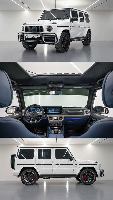 Mercedes G 63 Double Night Package White Mercedes G Wagon Interior, White G Wagon, G Wagon Interior, G Wagon Amg, Black G Wagon, G 63 Amg, Tmax Yamaha, G 63, Cars Accessories