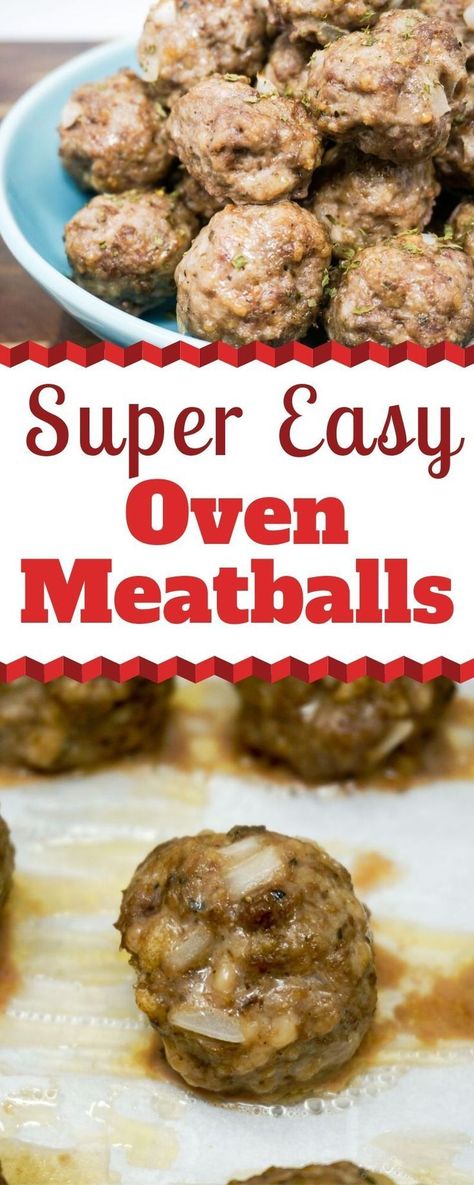 Easy Oven Meatballs are super simple and oh so flavorful. They are perfect for making your meatball mountain or using in your favorite family dishes. I'm sharing all the keys to success so that you can make these meatballs for your family too. | Baked Meatballs | Easy Meatballs | How to make Meatballs | #meatballs #dinnerideas #EasyDinner #Recipes #Beef #Pork Oven Meatballs Recipe, Meatballs In The Oven, Oven Meatballs, Easy Meatballs, Baked Italian Meatballs, Oven Baked Meatballs, Baked Meatball Recipe, Baked Meatballs, Chicken Pot Pie Casserole