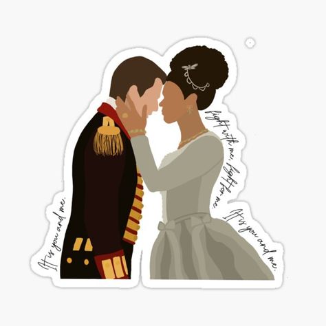 Queen Charlotte And George, Charlotte And George, Bridgerton Season 3, College Stickers, Me Sticker, Cute Laptop Stickers, Queen Charlotte, Scrapbook Stickers Printable, Photo Stickers