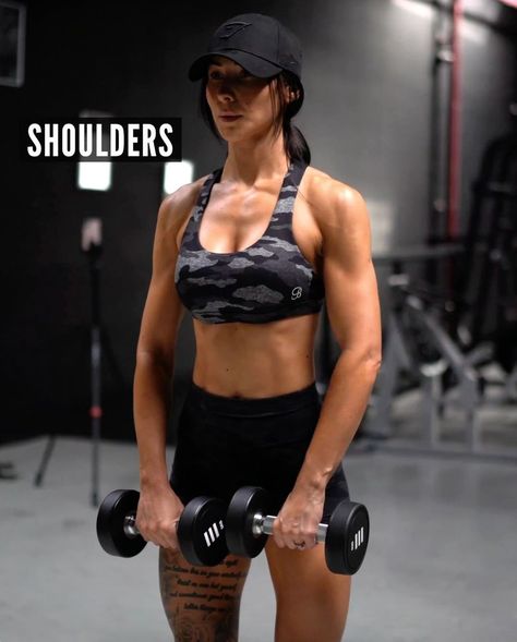 SHOULDERS WORKOUT! | Let's get those shoulders BURNING! 🔥 STRNG #workout #gym | By LisaFiitt Shoulder Day Workout, Lisa Lanceford, Rear Delt, Ab Workout Men, Lateral Raises, Fitness App, Workout Playlist, Triceps Workout, Biceps Workout