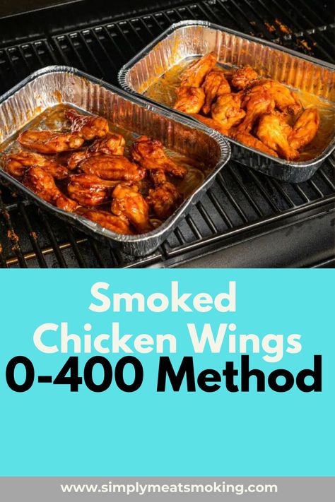 Looking for an easy way to prepare tasty chicken wings? You must give this recipe for 0-400 chicken wings a try! 0-400 wings 0 to 400 wings 0-400 chicken wings 0-400 wings recteq smoked chicken wings how long to smoke wings at 400 zero to 400 wings Smoked Bbq Wings, Wings On Smoker, 0-400 Wings, 0-400 Chicken Wings, 0-400 Smoked Wings, Smoked Chicken Wings Pellet Grill, Pit Boss Pellet Grill, Smoked Wings, Smoked Chicken Wings