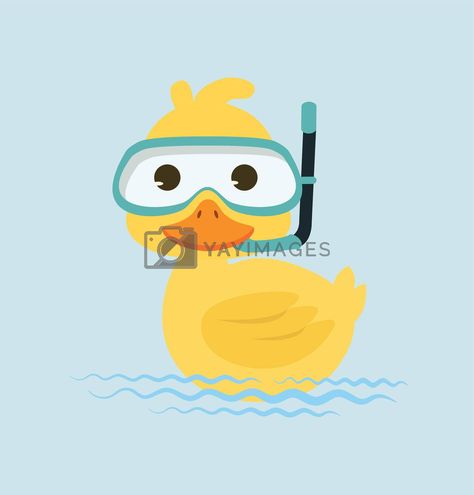 Snorkeling Illustration, Water Drawing, Yay Images, Snorkeling, In Water, Free Stock Photos, Pikachu, Vector Illustration, Royalty Free