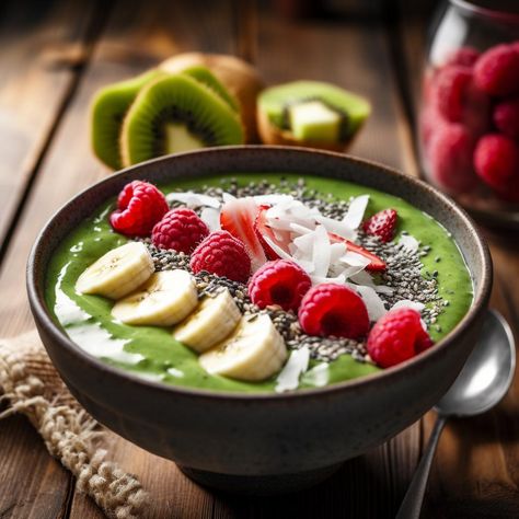 Hello, foodies! It’s Jia here, and today I’m excited to share a recipe that will give you an energy boost and leave you feeling satisfied. My Matcha Avocado Smoothie Bowl is a refreshing and nutritious … Avocado Smoothie Bowl, Easy Breakfast Options, Banana Smoothie Bowl, Avocado Banana, Avocado Breakfast, Avocado Smoothie, Matcha Bowl, Dairy Free Options, Ripe Avocado