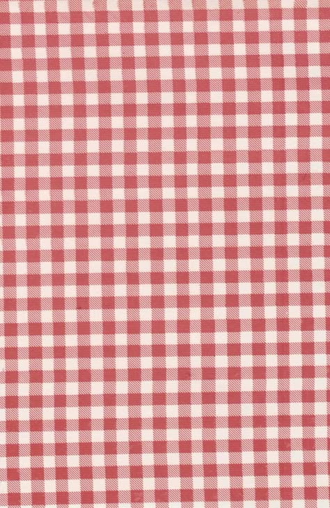 The classic Americana image of gingham checks. It doesn't get more traditional than this. We stock multiple colors to match your décor. Each individual check is about 1cm in diameter. Rectangle Oilcloth tablecloth available in five other sizes and used in our placemats and totes bags. Finished with simply cut edge. Gingham Black is offered in our 68" Round. These are pieced; seams on a drape, Red Merrow edge. Oil Cloth Fabric, Oilcloth Tablecloth, Gingham Tablecloth, Scrapbook Patterns, Fall Doormat, Adaptive Clothing, Classic Americana, Phone Wallpaper Patterns, Gingham Fabric