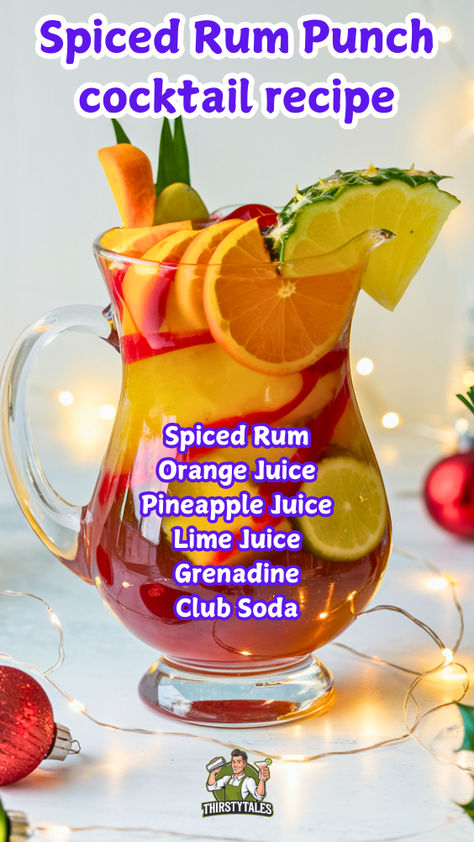 "Discover the ultimate Spiced Rum Punch cocktail recipe, perfect for autumn 
gatherings! This delicious blend of spiced rum and orange juice creates a 
refreshing and festive drink that embodies the essence of fall. Ideal for 
entertaining, this spiced rum cocktail is a must-try among Fall Punch 
Recipes. Elevate your celebrations with this easy-to-make Rum Punch, 
perfect for any occasion. Explore more Spiced Rum Drinks and Rum Punch 
Recipes to impress your guests!" Autumn Rum Punch, Spiced Rum Punch Recipes, Yummy Alcoholic Drinks Recipes, Spiced Rum Punch, Spiced Rum Recipes, Fall Punch Recipes, Spiced Rum Drinks, Fall Punch, Rum And Orange Juice