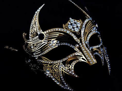 Vintage Masquerade, Gothic Mask, Gold Masquerade Mask, Designer Mask, Mens Masquerade Mask, Venetian Masquerade Masks, Metal Mask, Mask For Men, Masked Ball