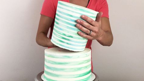 Wedding Cake Tutorial Videos, German Chocolate Sheet Cake, Stacking Cakes, 2 Tier Birthday Cake, Cake Support, Wedding Cake Sizes, Tire Cake, Homemade Wedding Cake, Cake Lifter