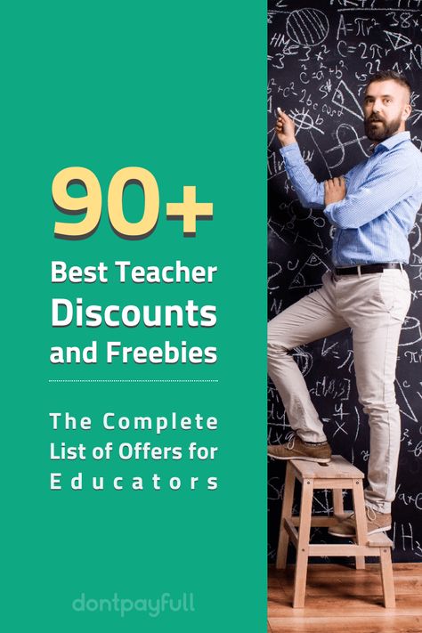 Teacher Discounts 2021: The Complete List of Offers for Educators Discounts For Teachers, Conscious Lifestyle, Thrifty Thursday, Elementary Writing, Teacher Discounts, Finance Advice, Sped Teacher, Diy Money, Side Gigs