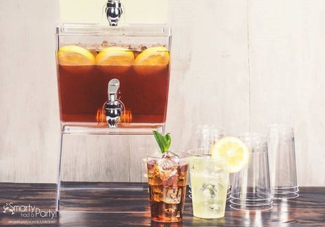 Learn how to create the perfect drink station for your next party. Discover setup tips and beverage ideas. Quench your guests' thirst in style! Drink Counter, Beverage Ideas, Drink Station, How To Set Up, A Drink, In Style, Drinks