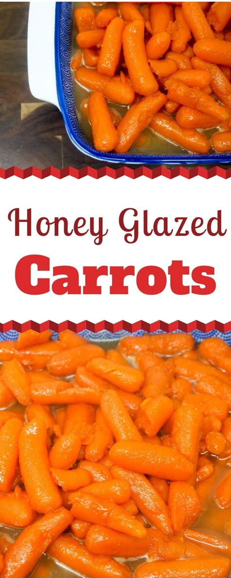 Honey Glazed Carrots are a fantastic side dish with chicken or pot roast or pretty much anything else. The buttery honey sauce is lip-licking good. Save this one under easy and delicious. | Honey Carrots | How to Make Honey Glazed Carrots | Easy Honey Glazed Carrots | Diabetic Substitutions | #Carrots #SideDishes #Stovetop #Honey Honey Glazed Carrots Stovetop, Easy Glazed Carrots, Easy Honey Glazed Carrots, Side Dish With Chicken, Honey Glazed Carrots Recipe, Honey Carrots, Glazed Carrots Recipe, Honey Glazed Carrots, Meringue Pie Recipes