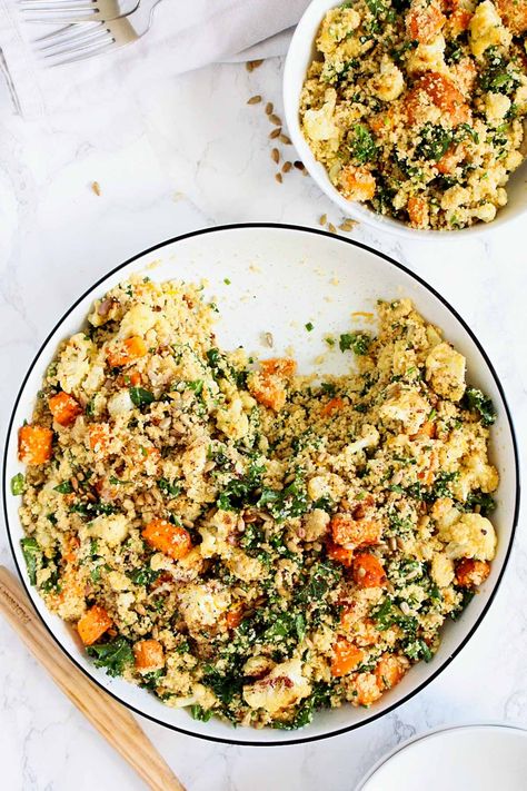 Roast Vegetable Couscous Salad, Roasted Veggies And Couscous, Sweet Potato Couscous, Simple Couscous Recipes, Salad Couscous, Sweet Potatoes Roasted, Vegetable Couscous Salad, Couscous Royal, Roasted Vegetable Couscous