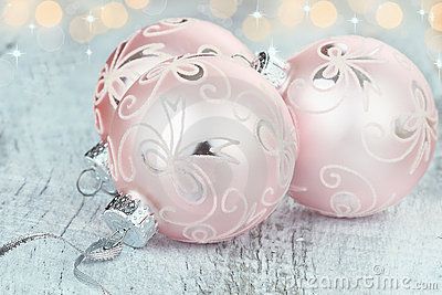 Pink Christmas Ornaments Royalty Free Stock Photos - Image: 22262668 Christmas In Pink, Fall In Love Quotes, Dreaming Of A Pink Christmas, Christmas Stock Photos, Pink Christmas Ornaments, In Love Quotes, A Pink Christmas, Shabby Christmas, Pink Xmas