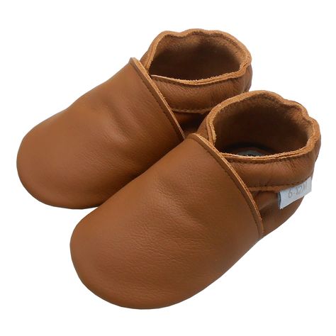 PRICES MAY VARY. 🦶 【Material】Soft sole baby leather moccasins lightweight with a durable. 🦶 【Slip-on】Ankle support with an elastic band, easy to put on and take off. 🦶【Easy to clean】Please clean leather toddler shoes with damp cloth, not machine. 🦶【Size】Sole length should be 1cm longer than feet (if baby feet is 12cm long, baby should take shoes 13cm). Please choose the size by the sole length, the age is just for reference. 🦶【Suitable】Baby walking shoes is designed according to the growth Baby Walking Shoes, Toddler Slippers, Baby Walking, Leather Baby Shoes, Baby Moccasins, Moccasins Slippers, Shoe Pattern, Leather Baby, Leather Moccasins