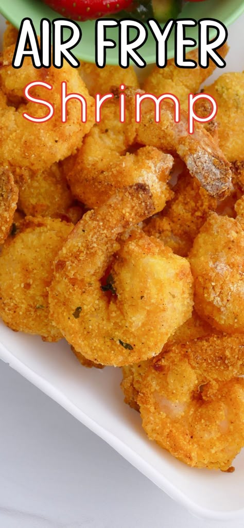 Fried Shrimp Recipes Easy, Air Fryer Shrimp, Fried Shrimp Recipes, Breaded Shrimp, Delicious Seafood Recipes, Stuffing Casserole, Air Fried Food, Air Fry Recipes, Air Fryer Recipes Chicken