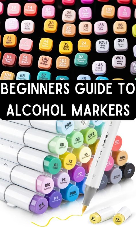 The Best Alcohol Markers for Beginners Ohuhu Markers Brush Tip, Alcohol Marker Drawings For Beginners, Best Markers For Coloring, Alcohol Marker Tips And Tricks, Coloring Tips Markers, Alcohol Marker Drawing Tutorial, Best Alcohol Markers, Good Markers For Drawing, How To Use Alcohol Markers Tutorials