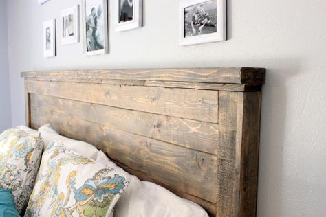 IMG_2810 Barn Board Headboard, Diy King Size Headboard, Headboards Diy, Rustic Headboard Diy, Diy King Headboard, Headboard Headboard, Wood Headboards, Headboard Plan, Rustic Wood Headboard