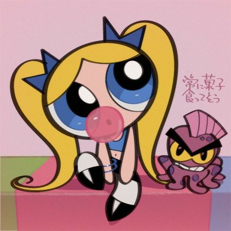 Powerpuff Bubbles, Super Nana, Inktober 2023, Best Friends Cartoon, Instagram Cartoon, Ppg And Rrb, Bubbles Wallpaper, Friend Cartoon, The Powerpuff Girls