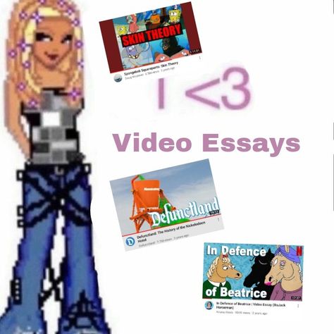 Youtube Video Essays, Video Essays On Youtube, Video Essay Recommendations, Video Essay Aesthetic, Video Essays, Laughing Emoji, Easy Pixel Art, Film Posters Vintage, Im Going Crazy