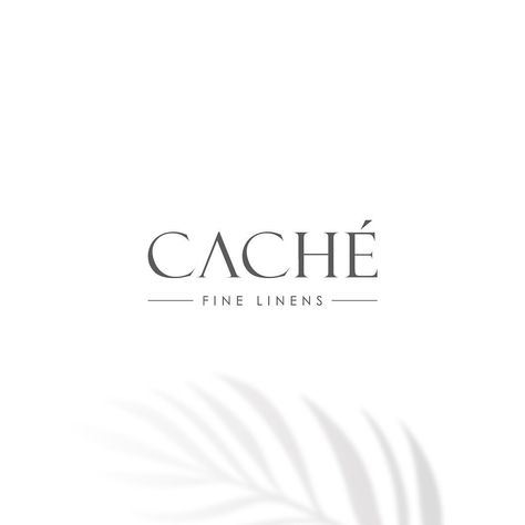 Caché Brand Identity | 2022 Caché by Vivano Beddings & More @vivanobed serves as the procurement division of its parent brand, specializing in luxury bed and bath essentials, notably fine linens. Our objective was to craft a sleek, distinctive, and contemporary identity for their latest product range, leading to the development of the logotype. Embracing minimalism, luxury, and aesthetics. #LuxuryLinens #FineLinens #DesignerLinens #LuxuryBedding #ElegantHome #BedroomDecor #HomeLuxury #F... Bedding Logo, Bed And Bath, Luxury Bed, Bath Essentials, Bedding Brands, Product Range, Fine Linens, Luxury Linen, Elegant Homes